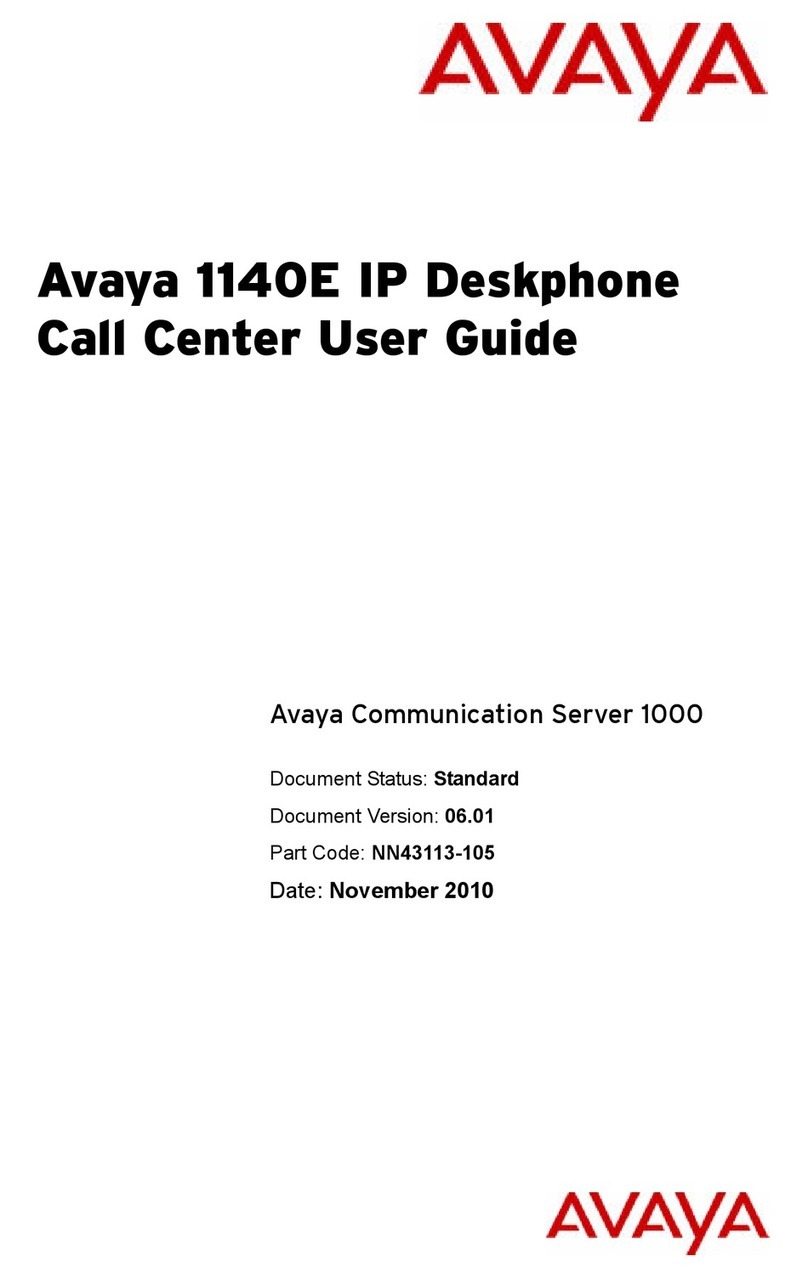 Avaya 1140E User manual