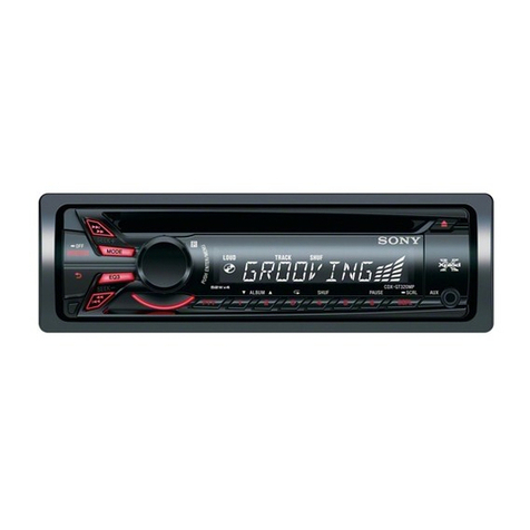 Sony CDX-GT320MP operating instructions