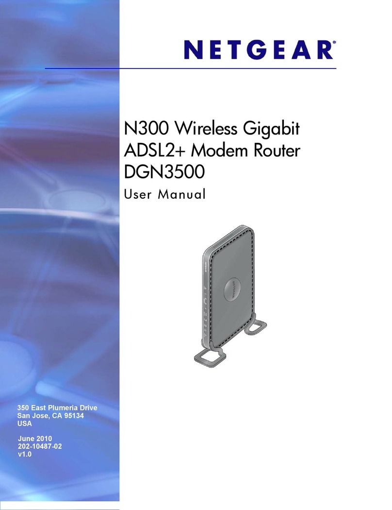 NETGEAR RangeMax DGN3500 User manual