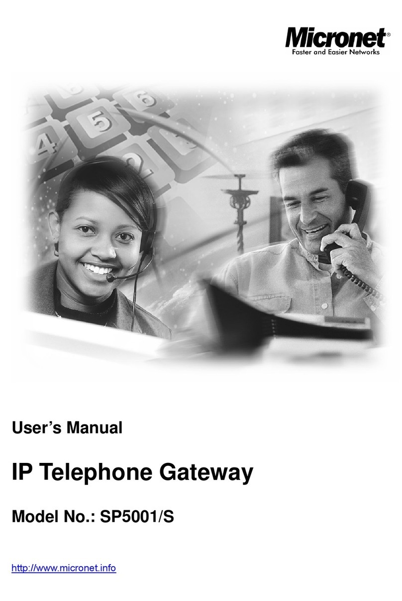MicroNet SP5001/S user manual