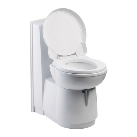 Thetford C260 Cassette Toilet installation instructions