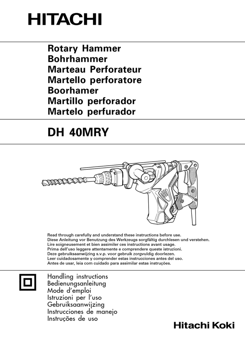 Hitachi DH 40MRY User manual