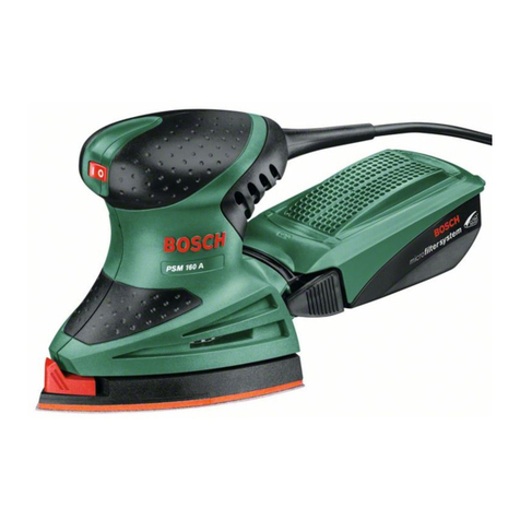 Bosch PSM160 A User manual