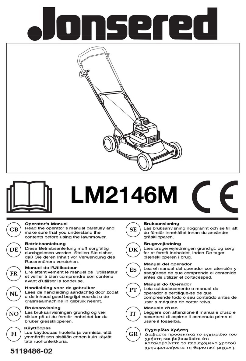 Jonsered LM2146M Operator's manual