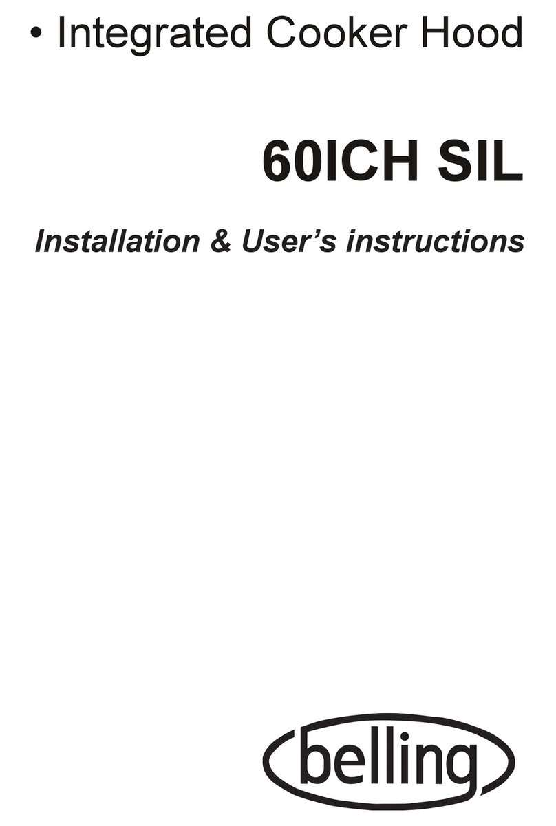 Belling 60ICH SIL Assembly Instructions