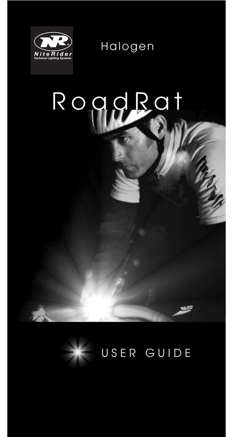 NiteRider RoadRat User manual