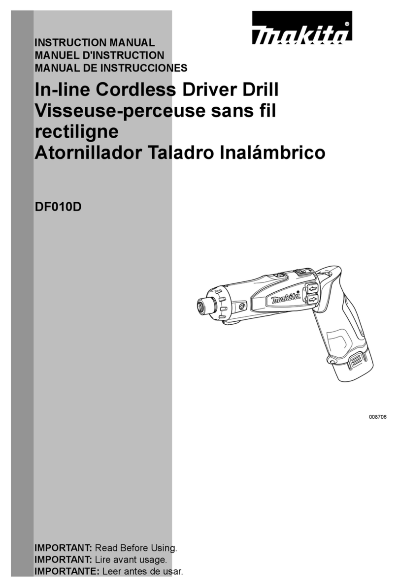 Makita DF010D User manual