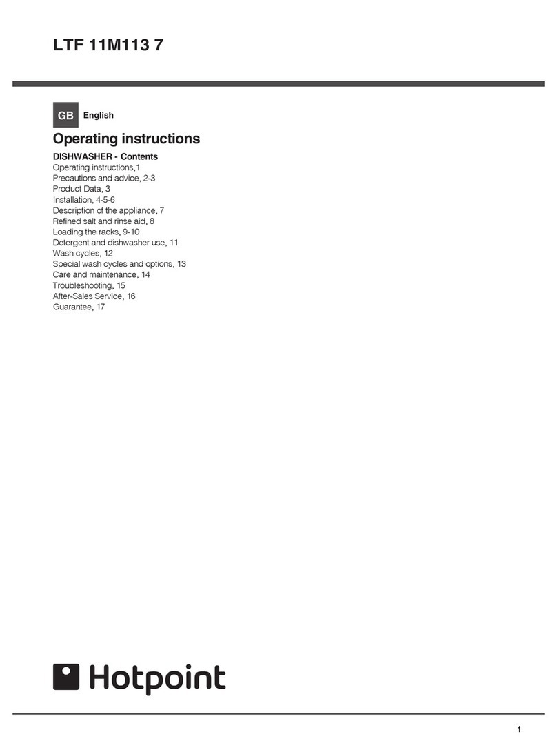 Hotpoint Ariston LTF 11M113 7 operating instructions Hotpoint Ariston LTF 11M113 7 operating instructions