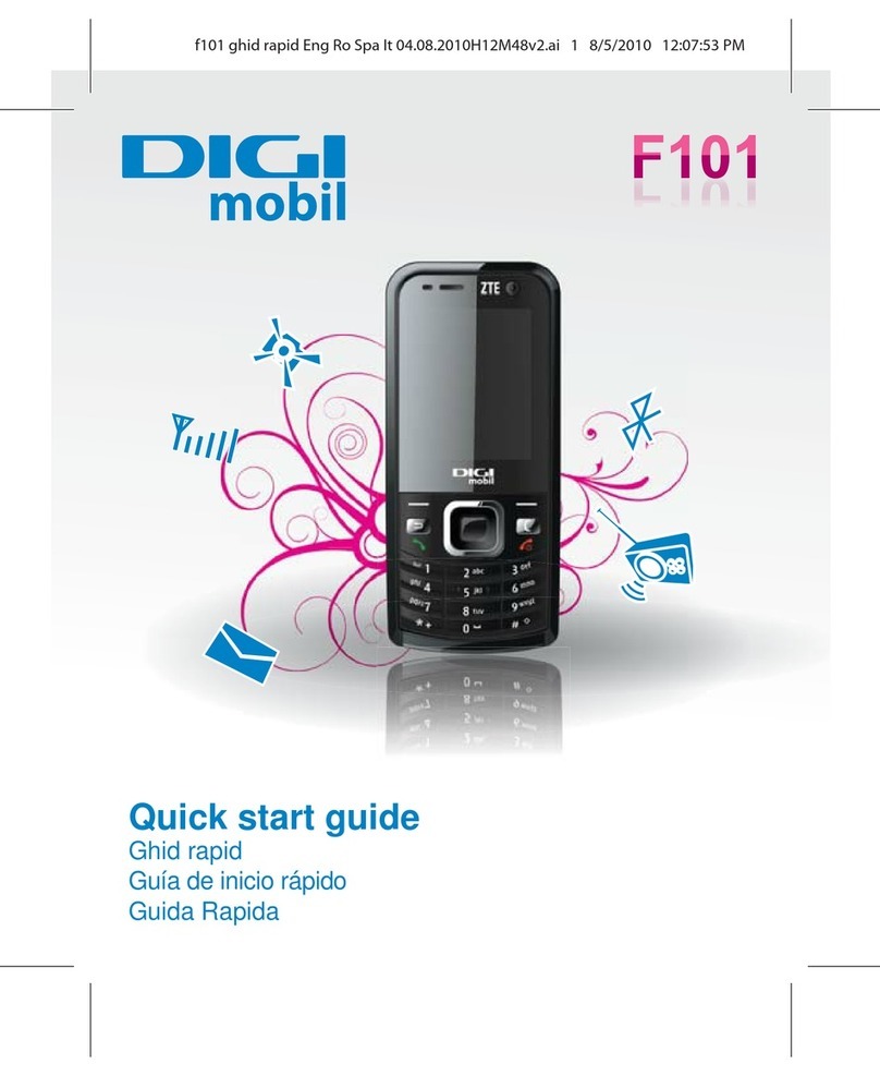 Zte DIGI F101 User manual