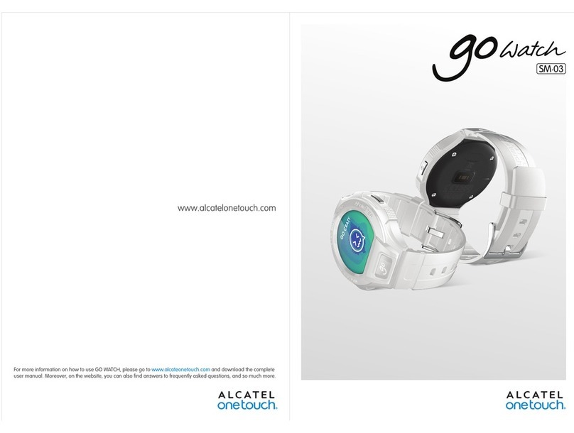 Alcatel Go Watch SM-03 User manual