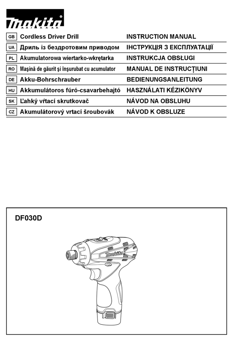 Makita DF030D User manual Makita DF030D User manual