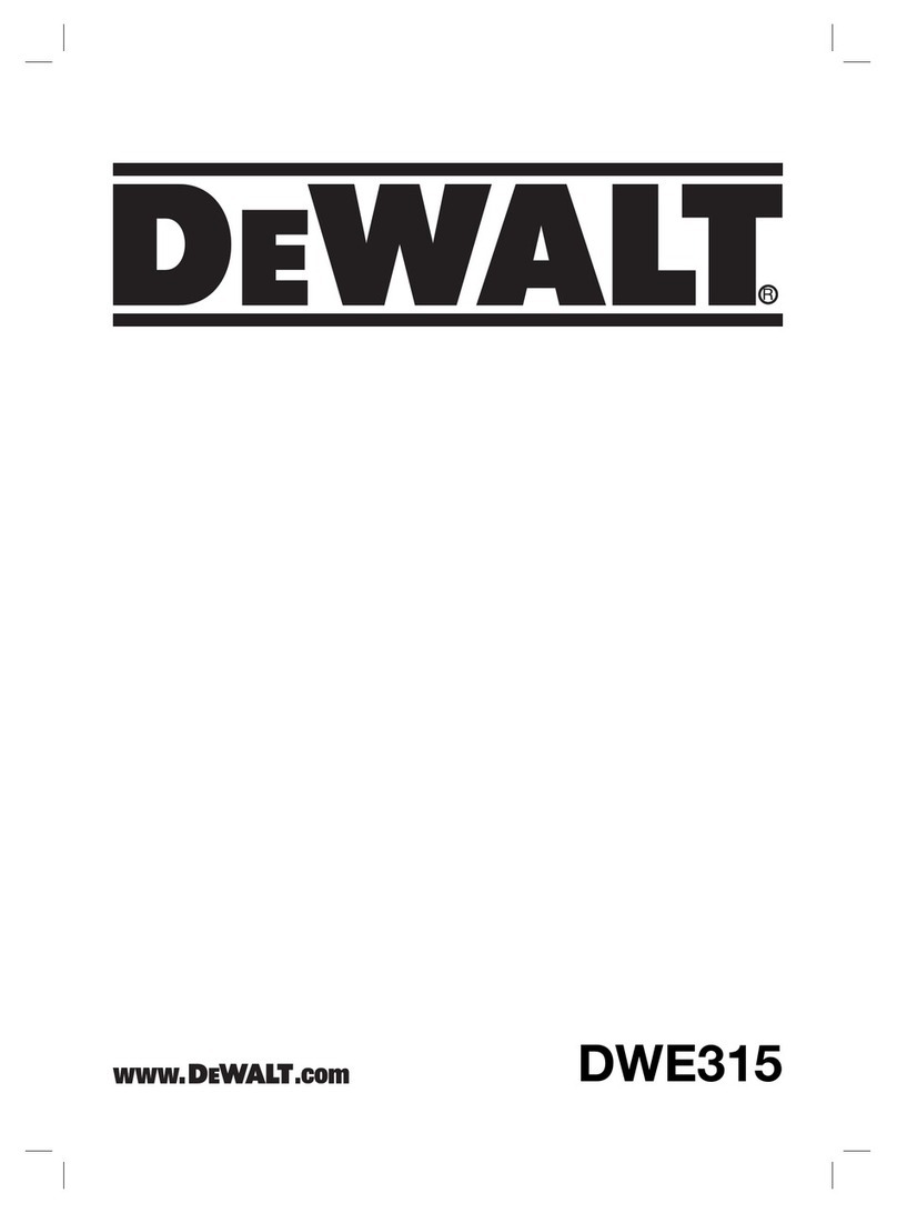 DeWalt DWE315 ZA Original instructions