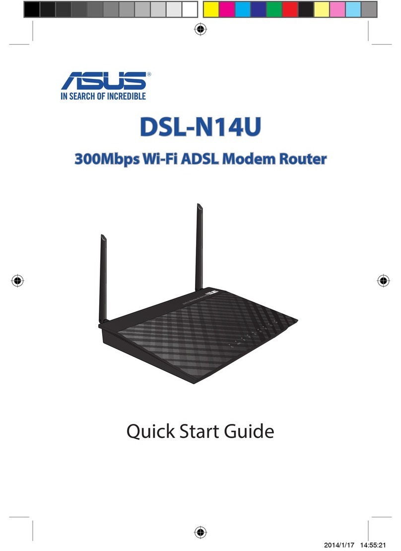 Asus DSL-N14U User manual Asus DSL-N14U User manual