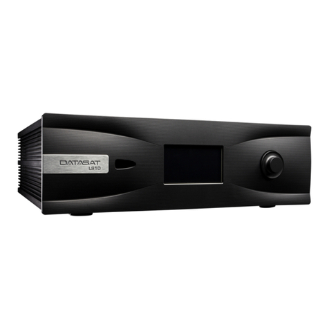Datasat LS10 Installation and operating guide