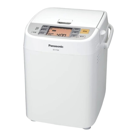 Panasonic SD-P104 operating instructions