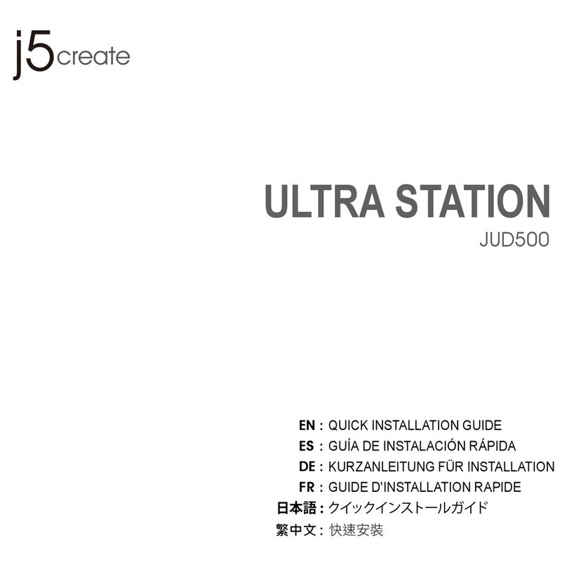 j5 create ULTRA JUD500 Quick installation guide