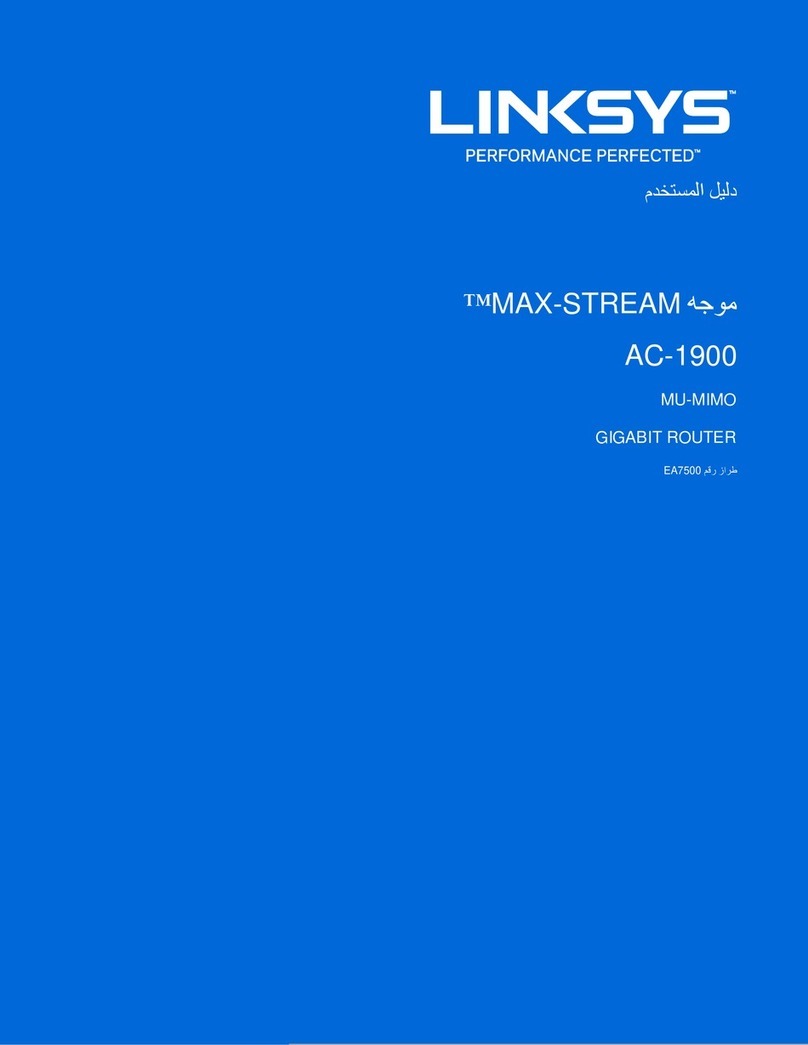 Linksys max-stream ac-1900 User manual