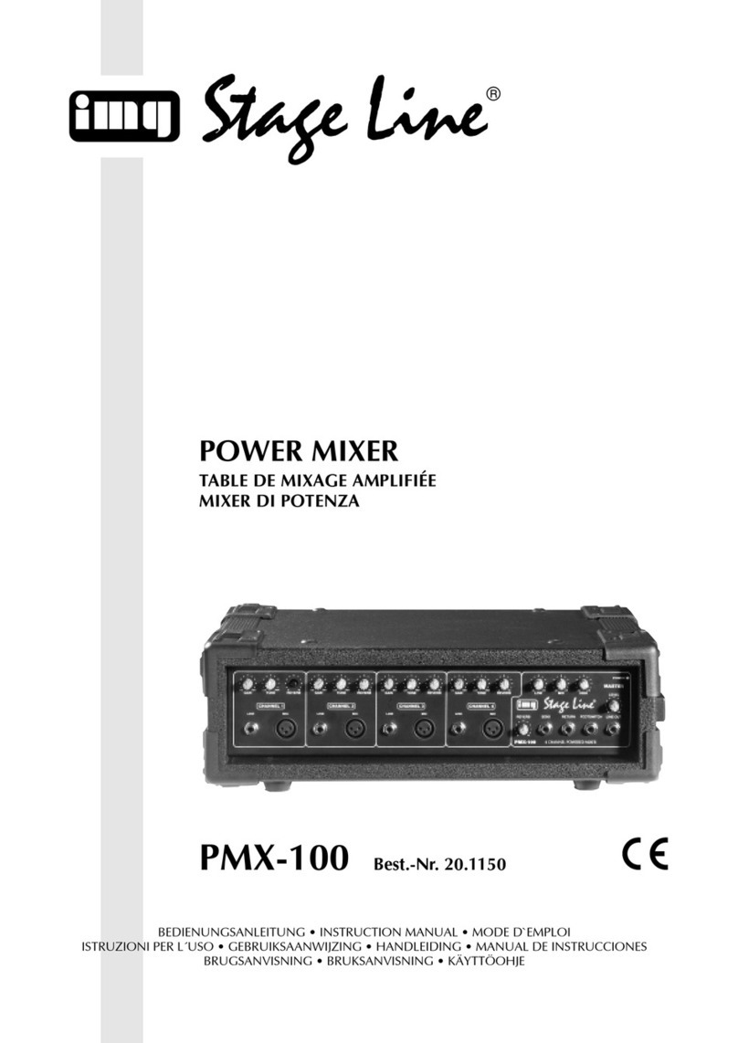 IMG STAGE LINE PMX-100 instruction manual