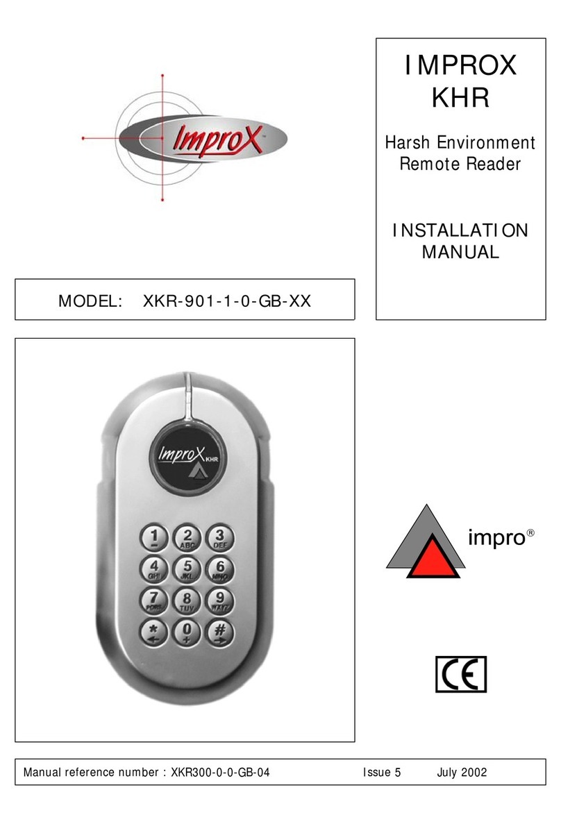 impro ImproX KHR XKR-901-1-0-GB-01 User manual