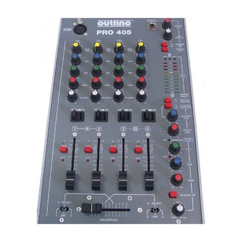 Outline PRO405 instruction manual