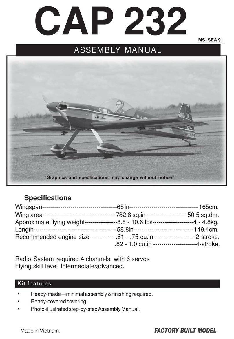 Seagull Models CAP 232 User manual
