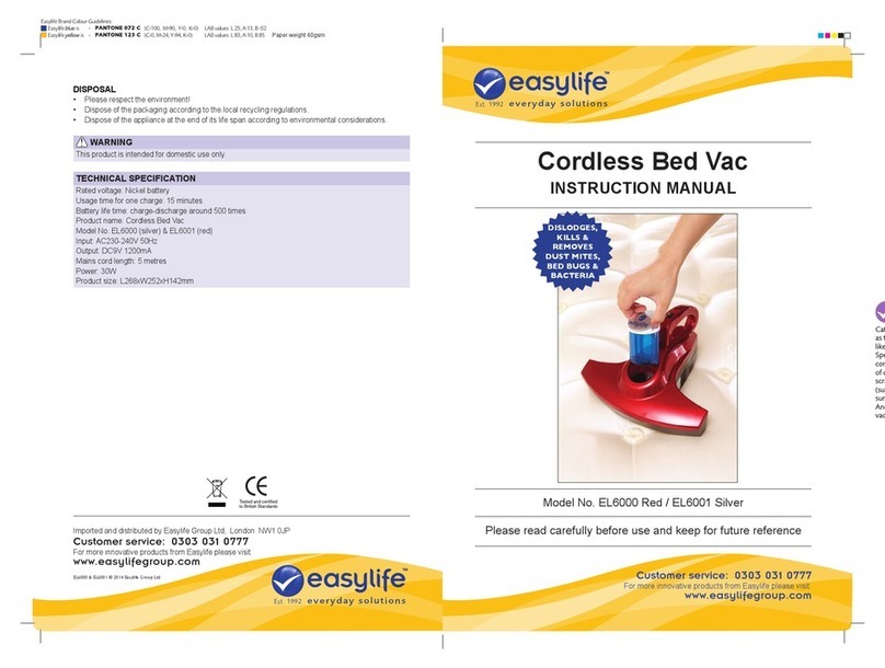 Easylife EL6000 Red instruction manual