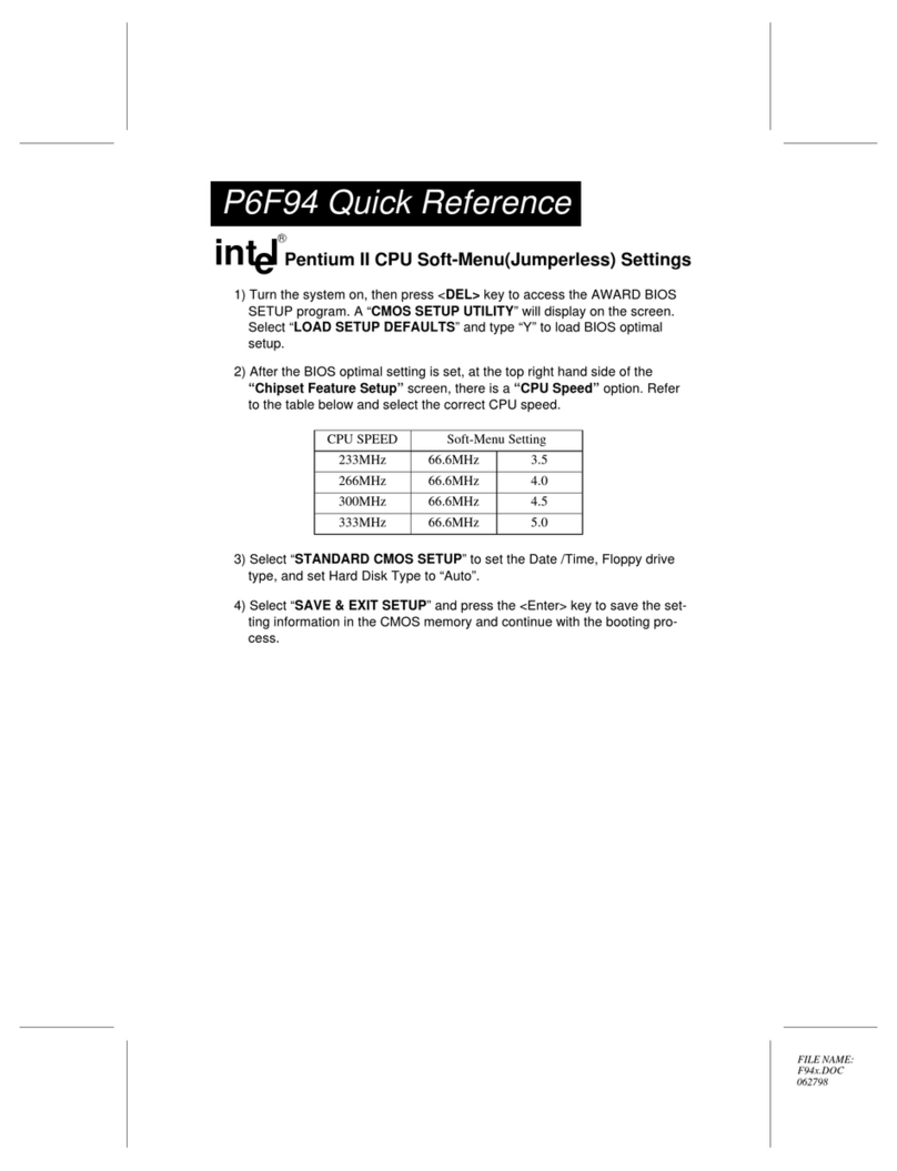 Freetech P6F94 User manual