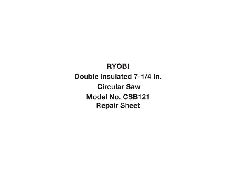 Ryobi CSB121 Quick setup guide