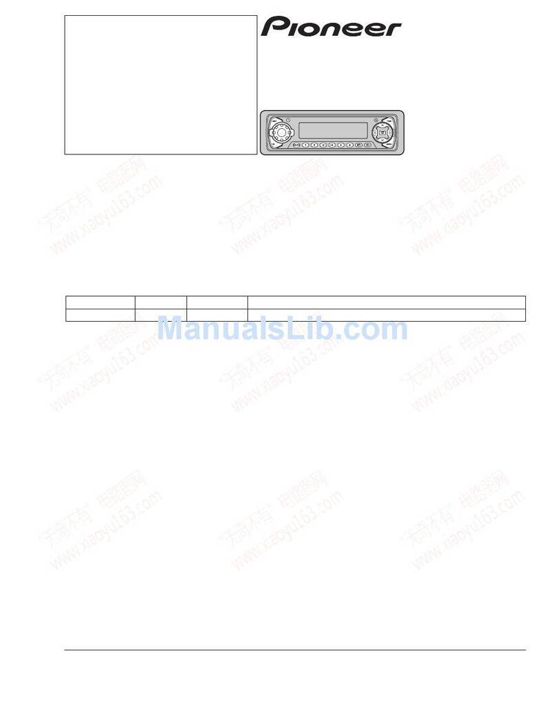 Pioneer DEH-P8200R Service manual