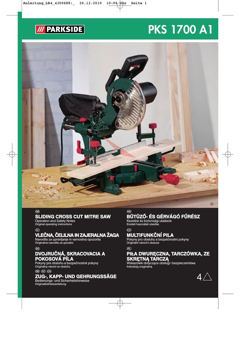 Parkside PKS 1700 A1 operation and safety notes original operating instructions
