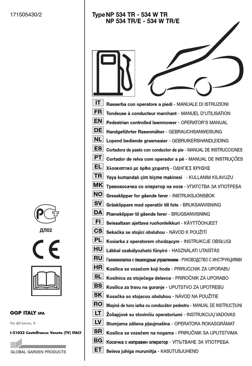 GGP ITALY SPA NP 534 TR User manual