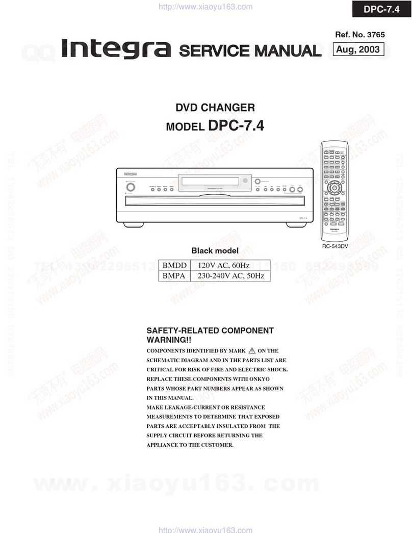 Integra DPC-7.4 User manual