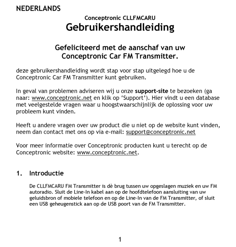 Conceptronic CLLFMCARU user guide