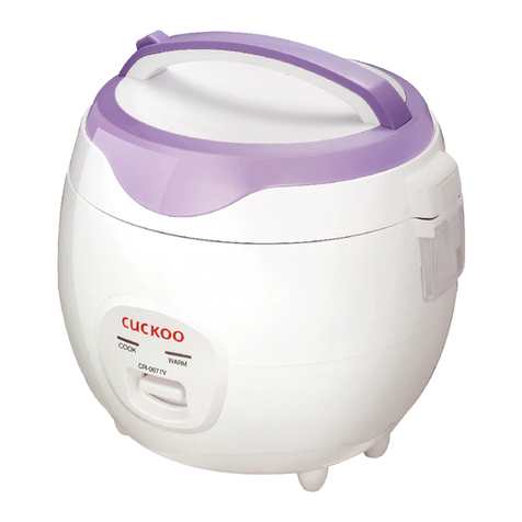 Cuckoo CR-0671 User manual