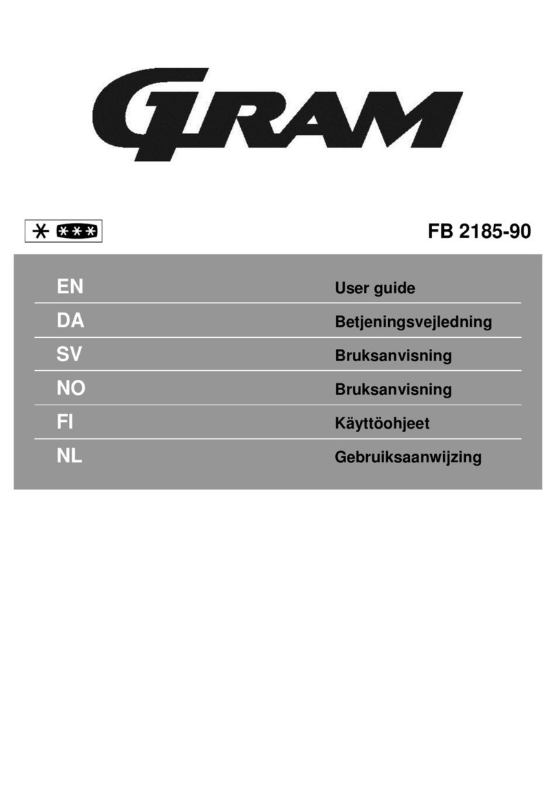 Gram FB 2185-90 user guide