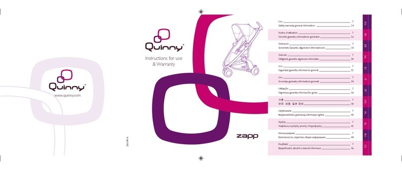 Quinny ZAPP Instructions for use and warranty