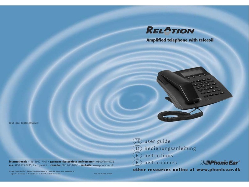 Phonic Ear Relation user guide