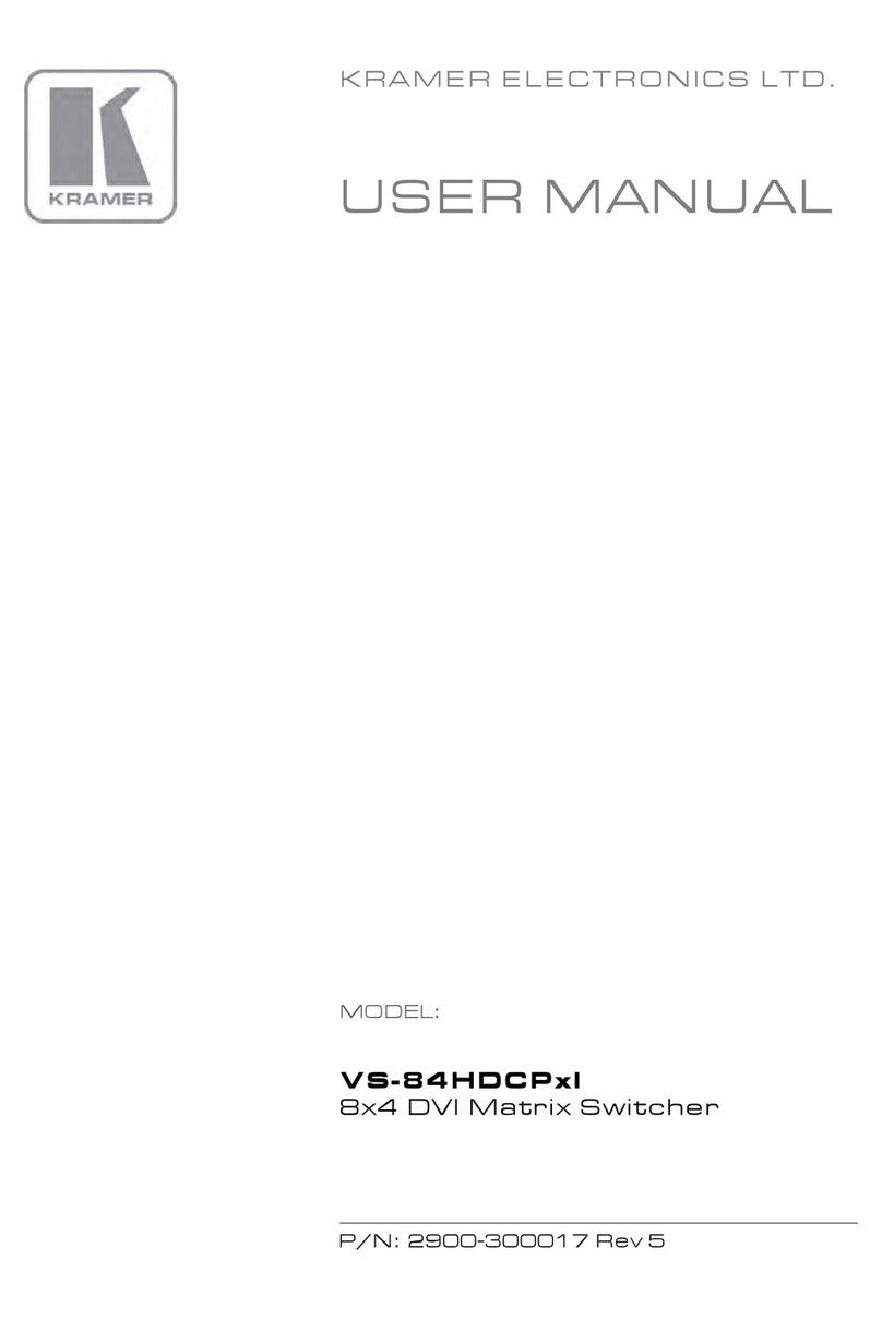 Kramer VS-84HDCPxl user manual