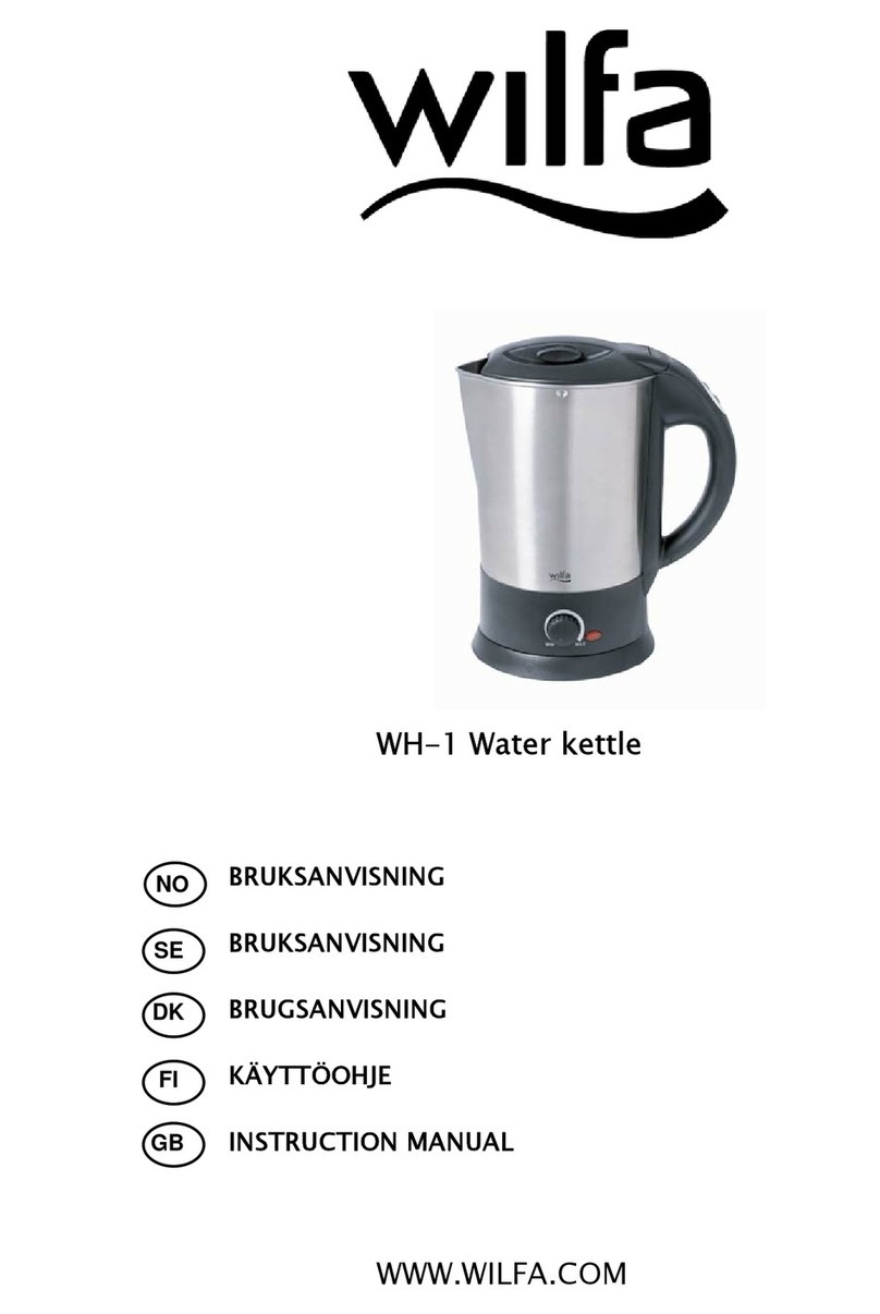 Wilfa WH-1 User manual