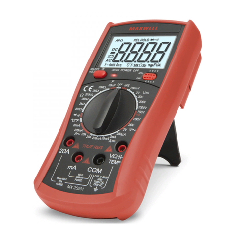 Maxwell 25201 user manual