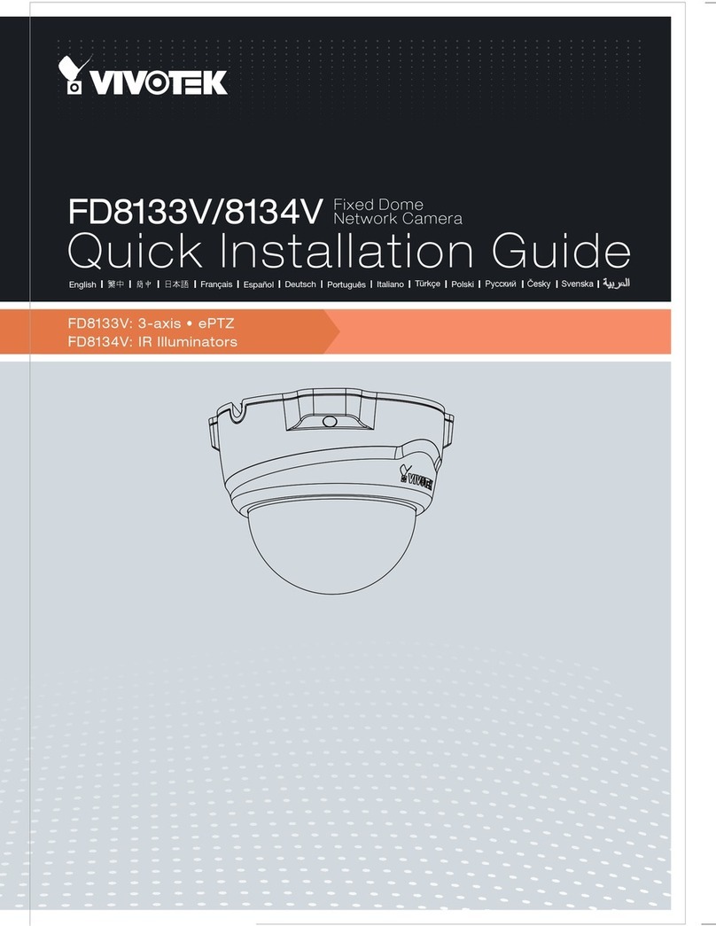 Vivotek FD8133V User manual