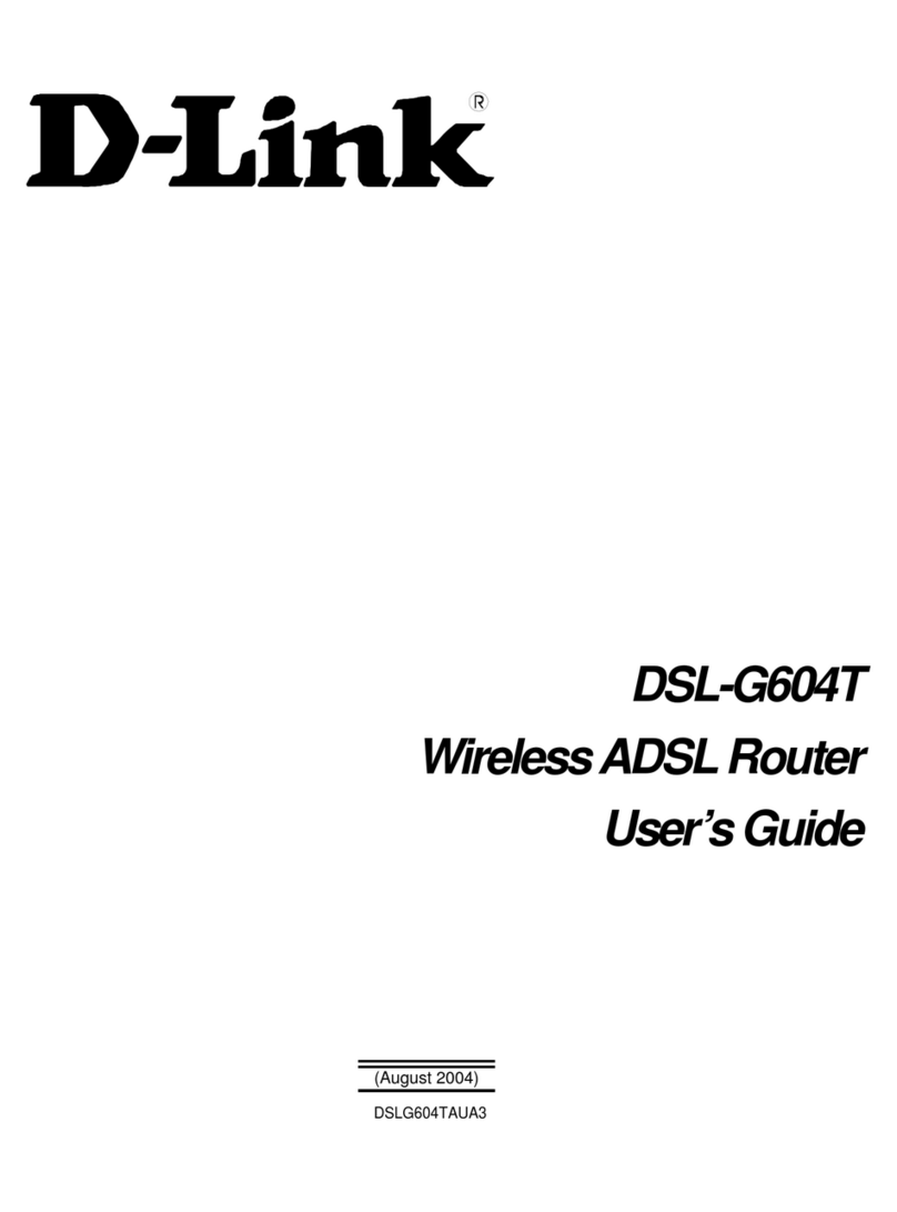 D-Link DSL-G604T User manual