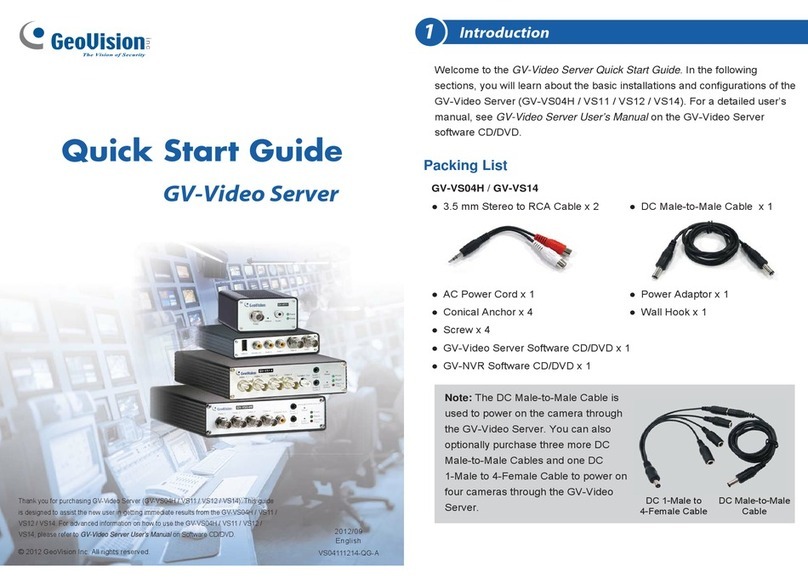 GeoVision GV-VS04H User manual