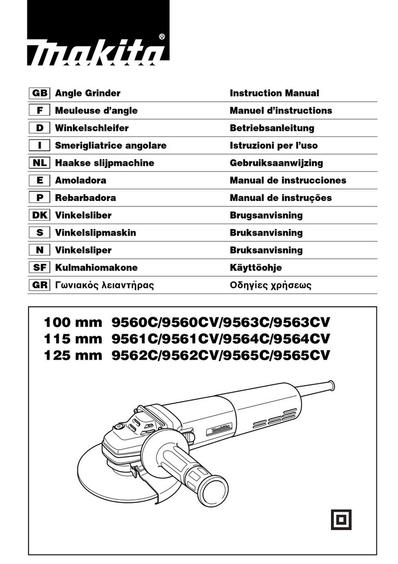 Makita 9560C User manual Makita 9560C User manual