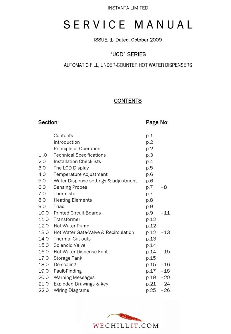 Instanta Limited ucd series Service manual
