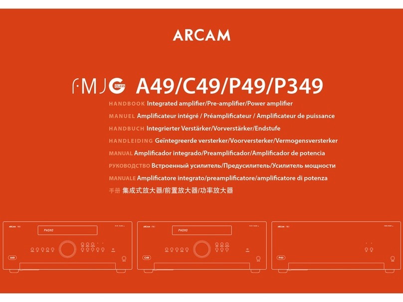 Arcam FMJ C49 User manual