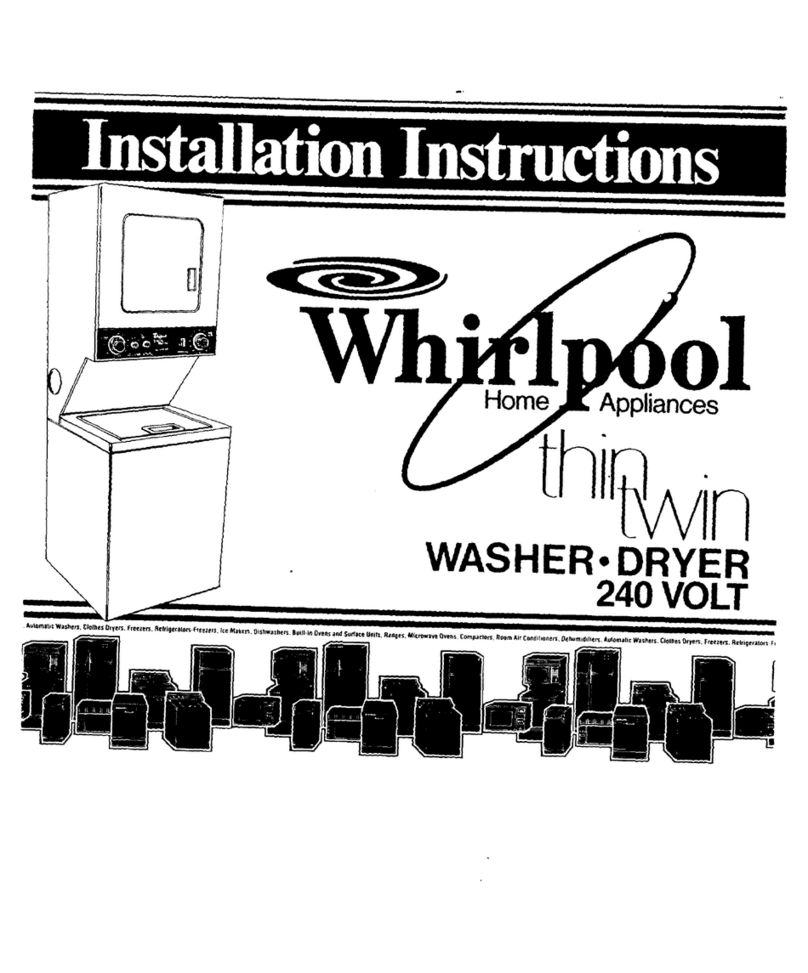 Whirlpool THIN TWIN User manual
