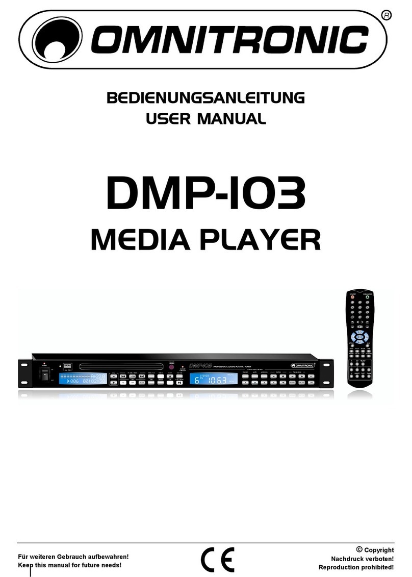 Omnitronic DMP-103 User manual