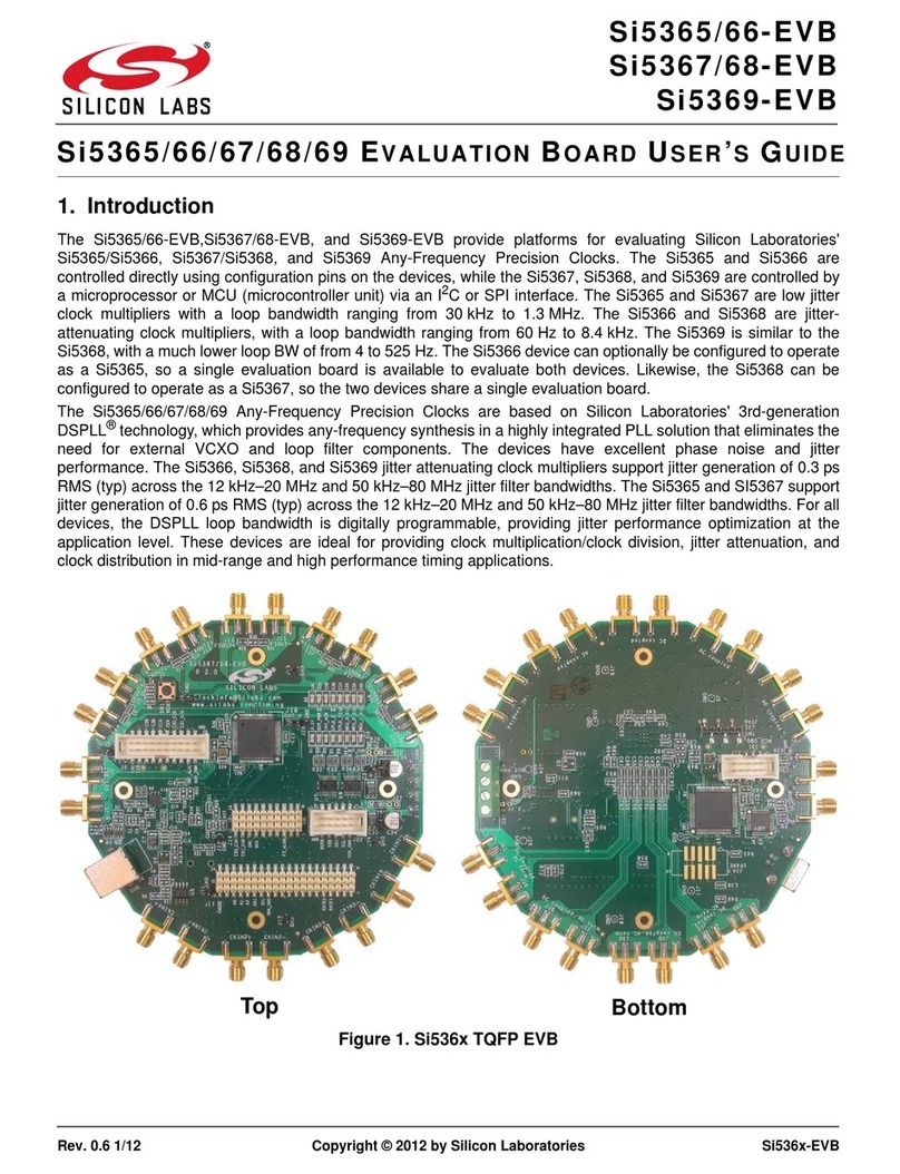 Silicon Laboratories Si5365-EVB User manual
