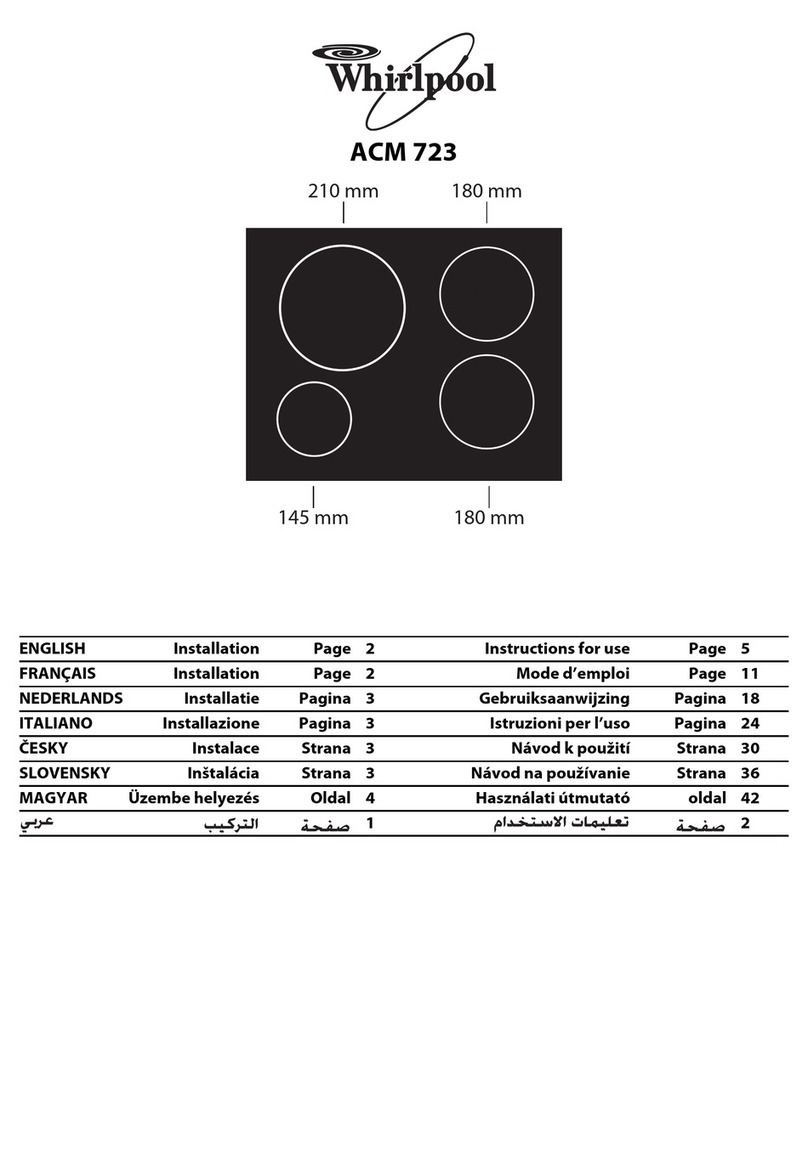 Whirlpool ACM 723 User manual